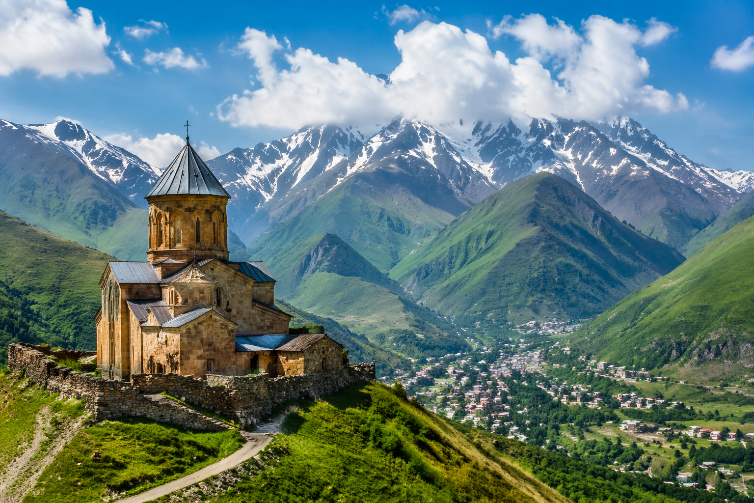 ביטוח נסיעות לגאורגיה – נוף הרים קווקז
