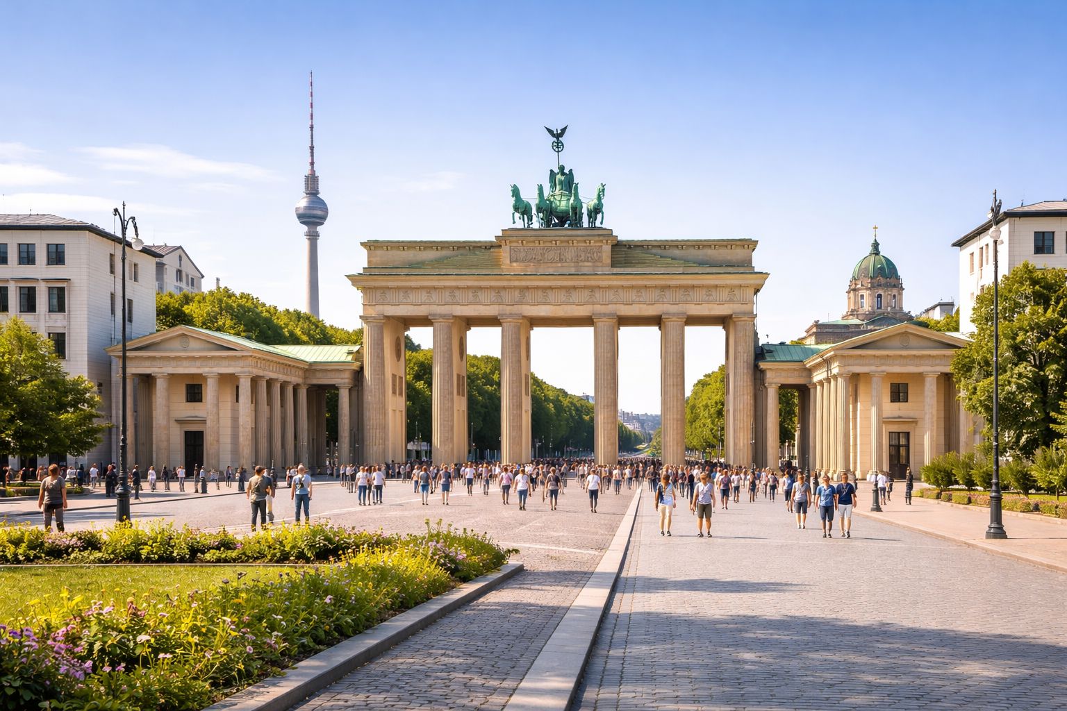 ביטוח נסיעות לגרמניה – שער ברנדנבורג בברלין