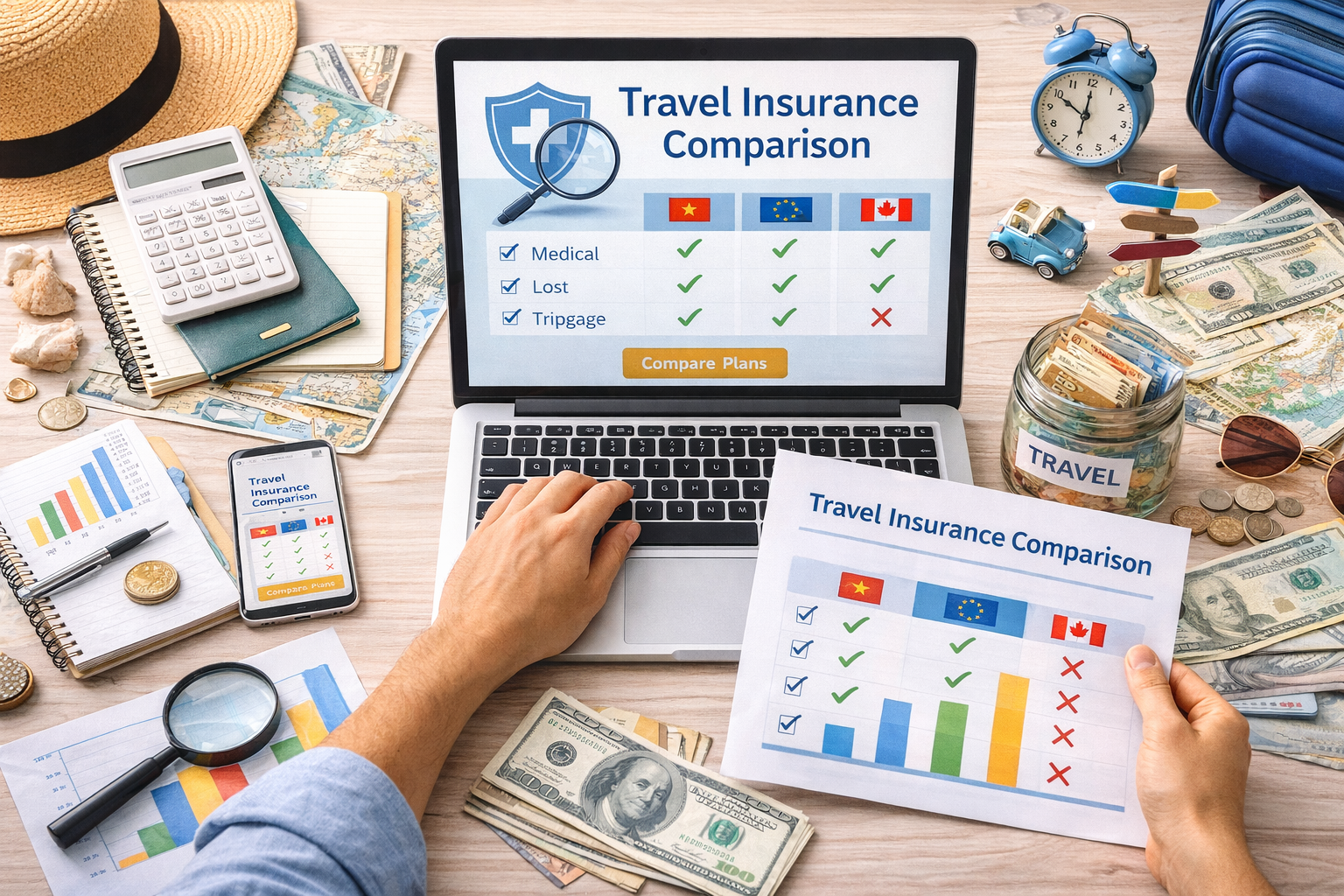 השוואת ביטוח נסיעות – איך בוחרים נכון